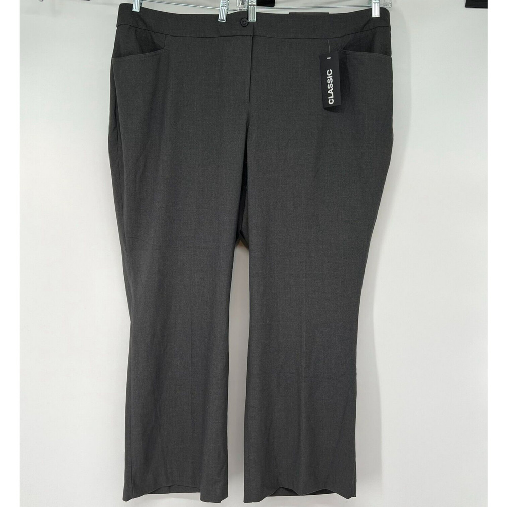 Lane Bryant Classic Gray Trousers